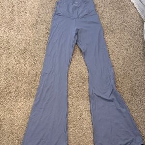 Blue Flared Leggings